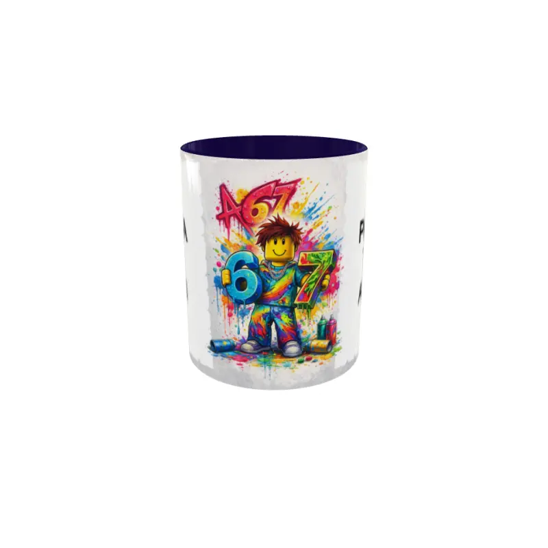 6 7 six seven (poza si nume), cana ceramica, 330ml, cgs1844